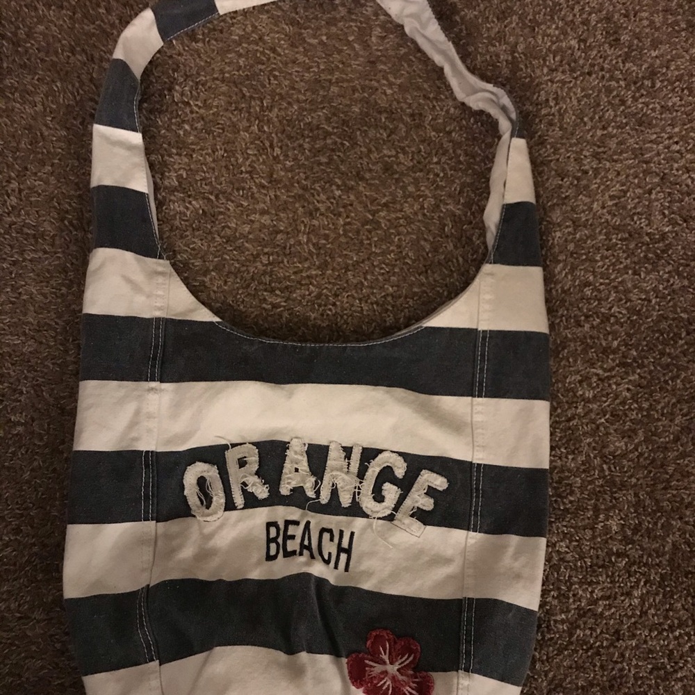 Orange Beach Bag